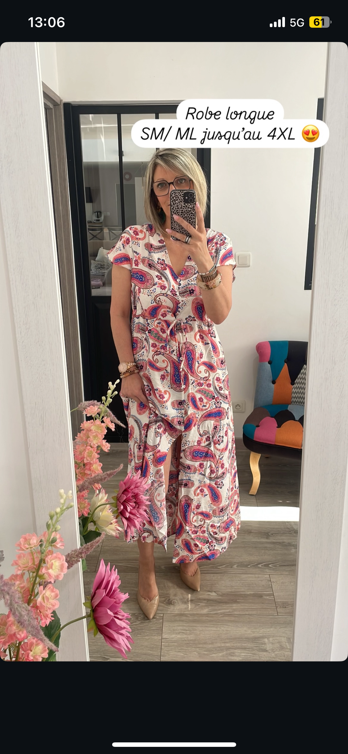 Robe longue Bianca