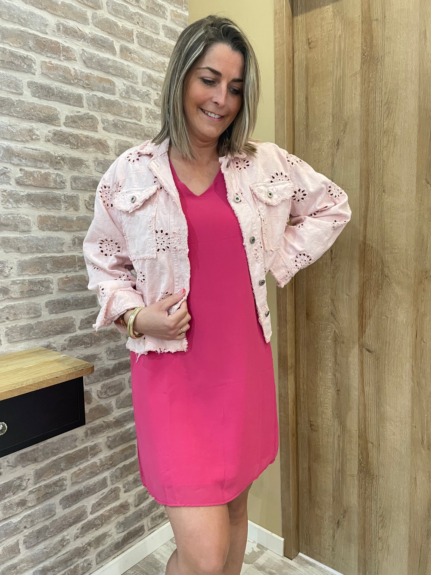 Robe Flore fushia