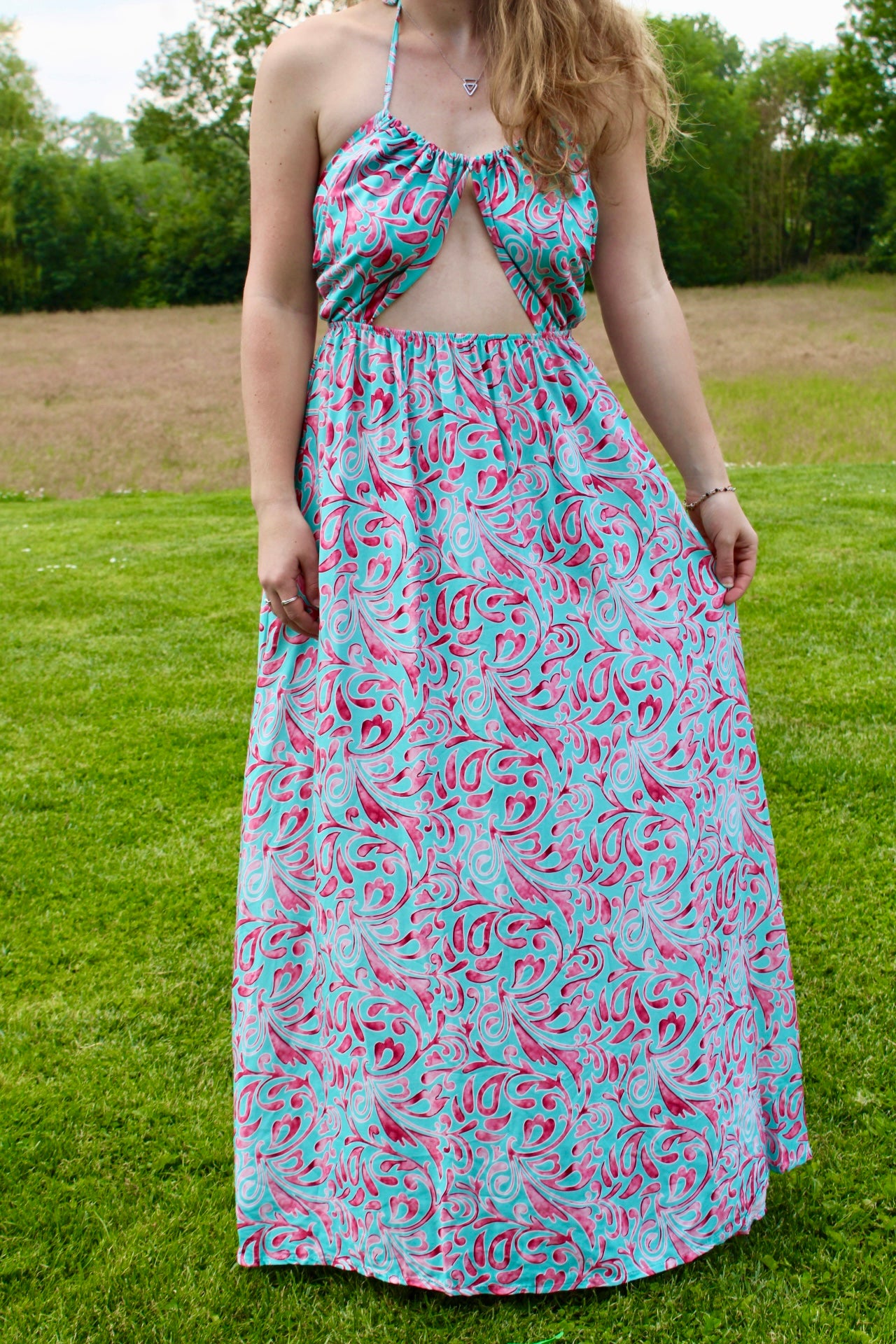 Robe longue "Zoé" coloré