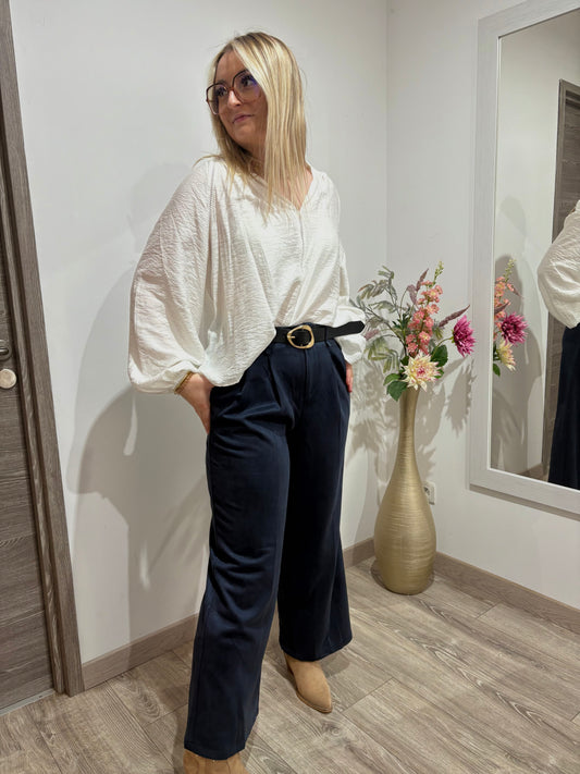 Pantalon bleu marine