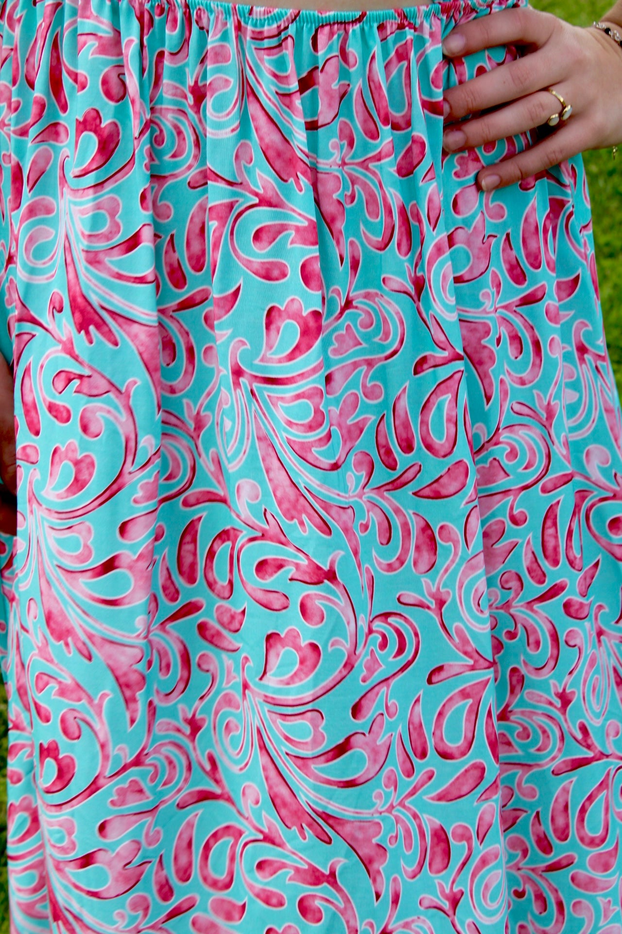 Robe longue "Zoé" coloré