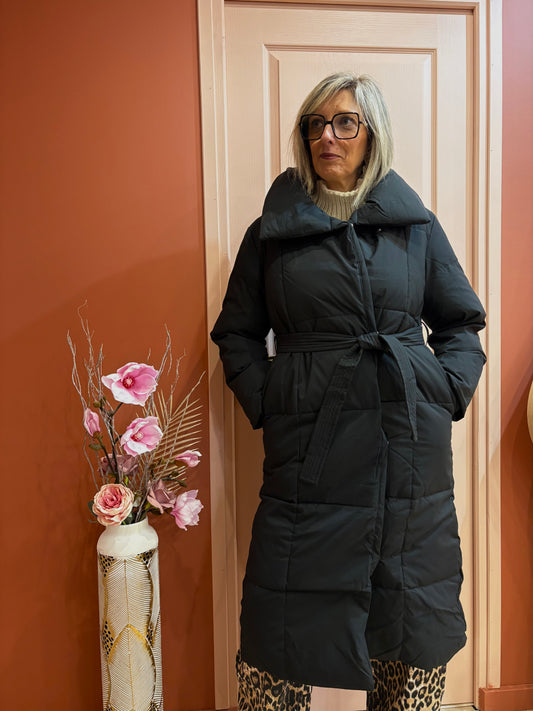 Doudoune longue noire