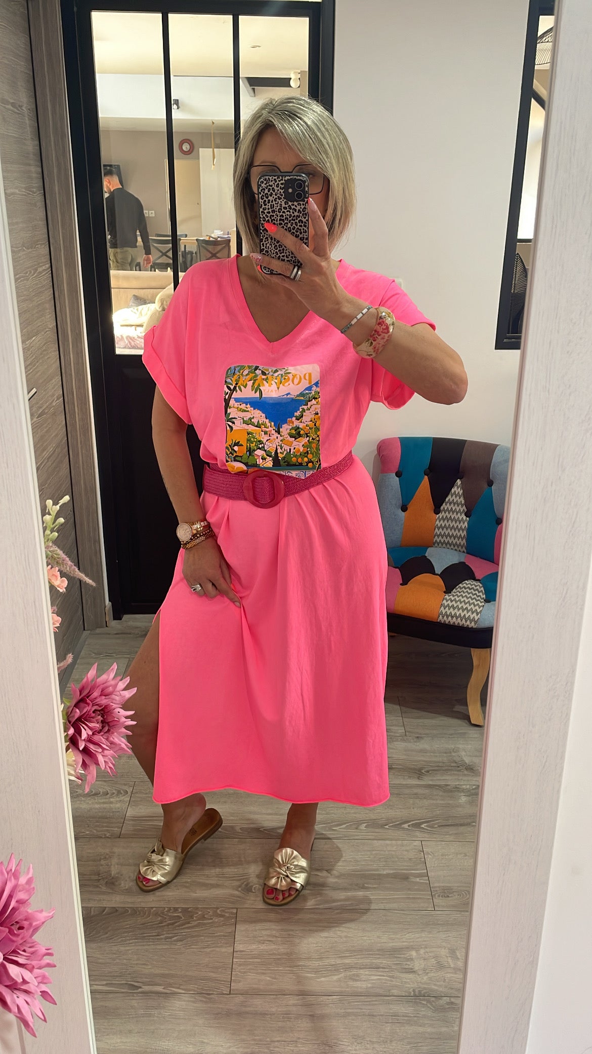 Robe longue fluide