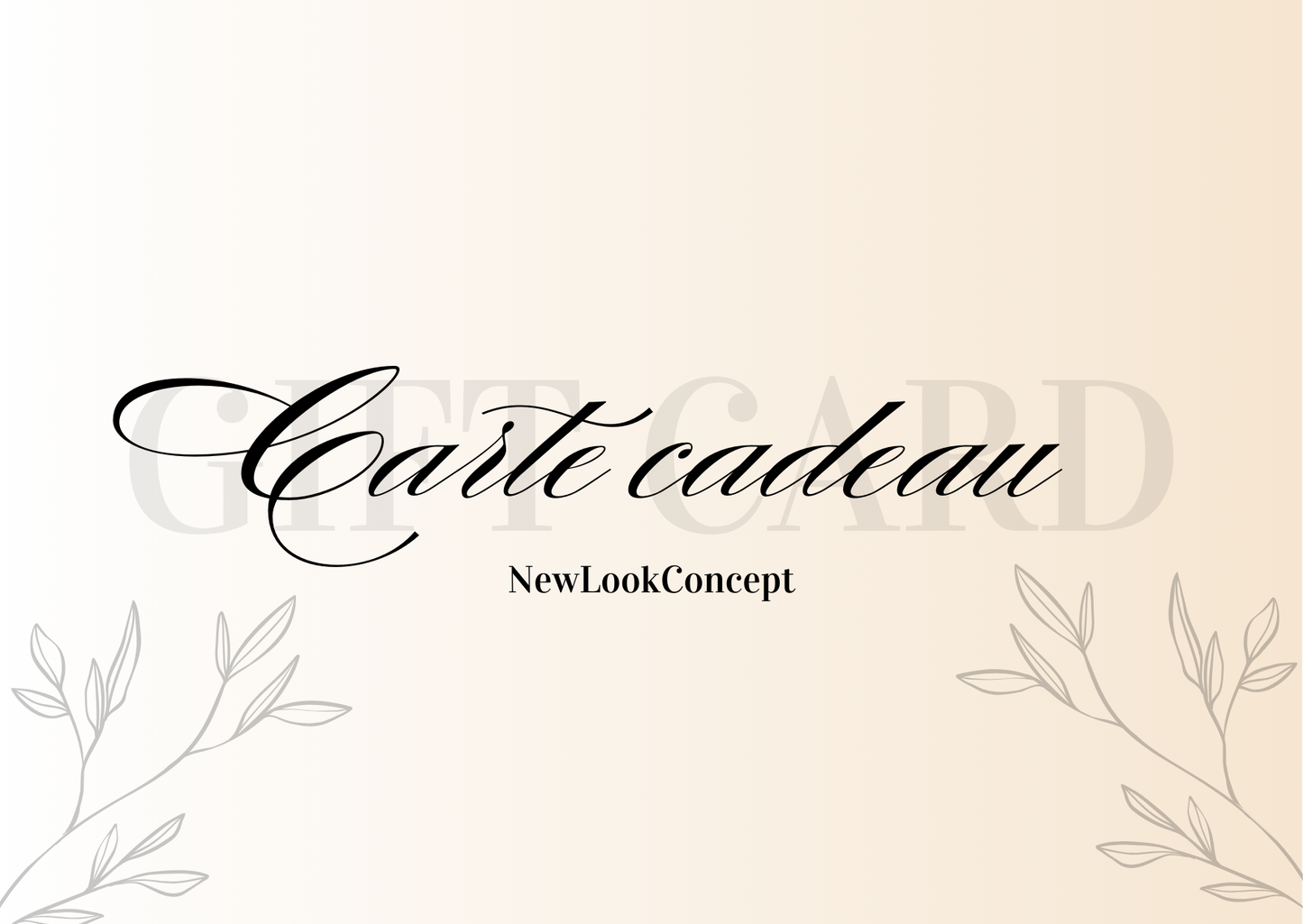 Carte cadeau