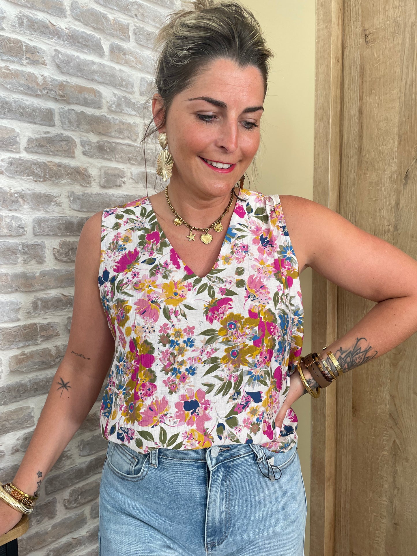 Top fleuri