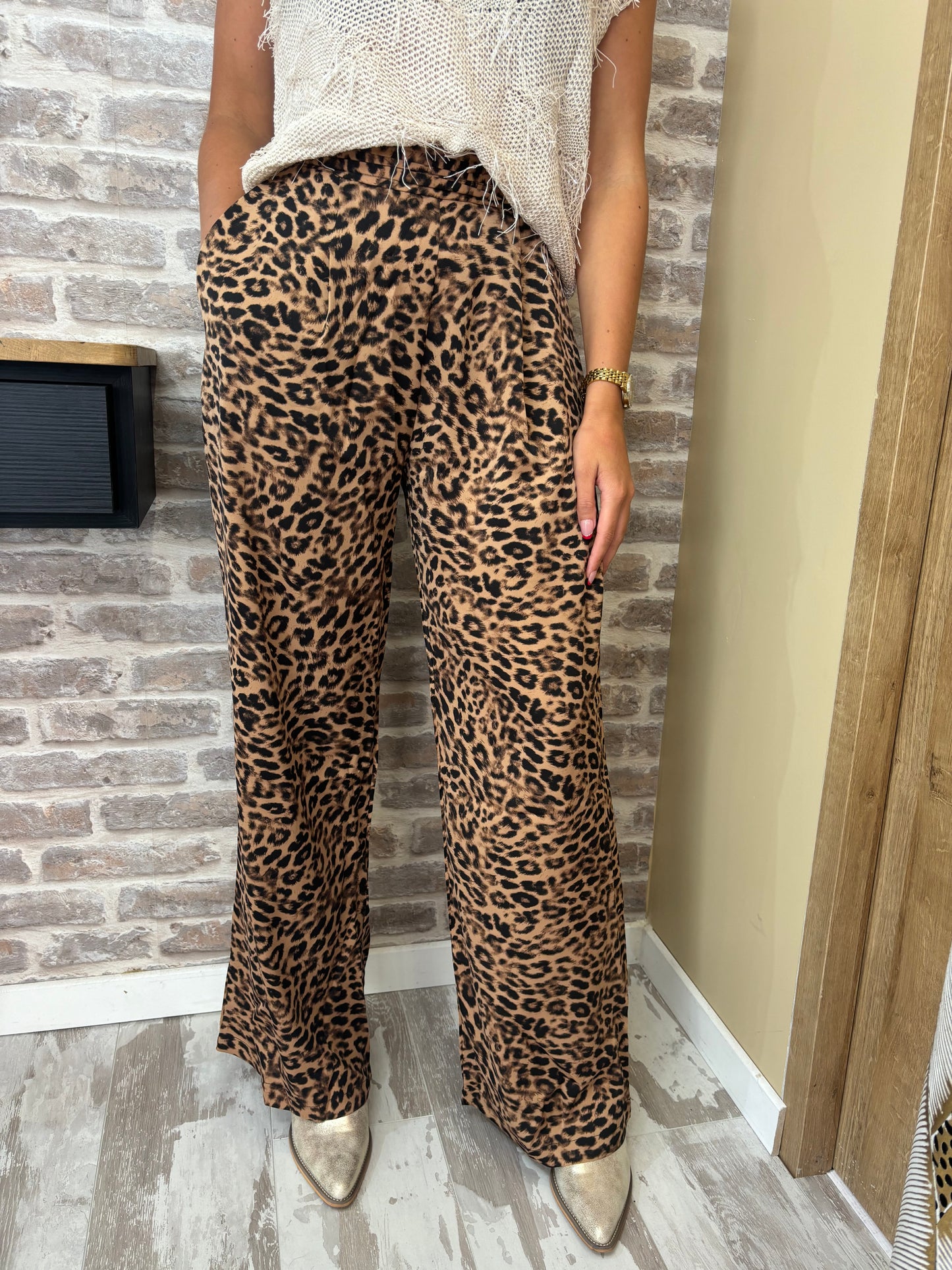 Pantalon fluide léopard "Léo"