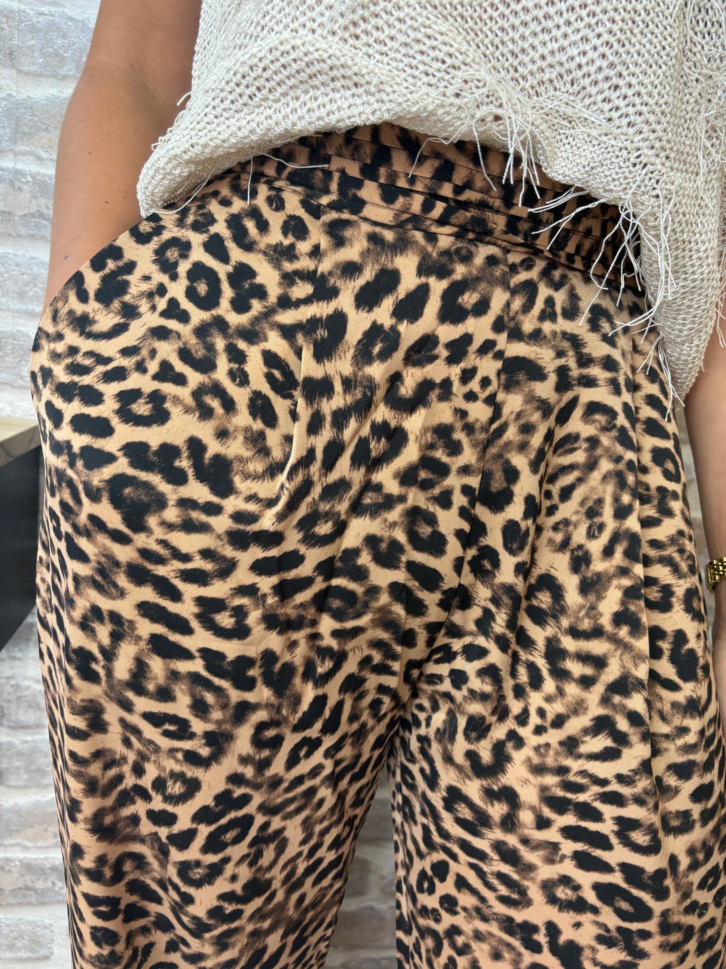 Pantalon fluide léopard "Léo"