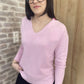 Pull vieux rose