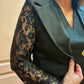 Blazer manche dentelle