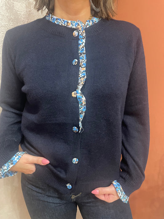 Gilet bleu marine