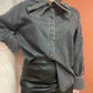 Chemise en jean noire