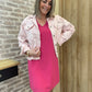 Robe Flore fushia