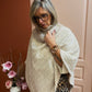 Poncho écru