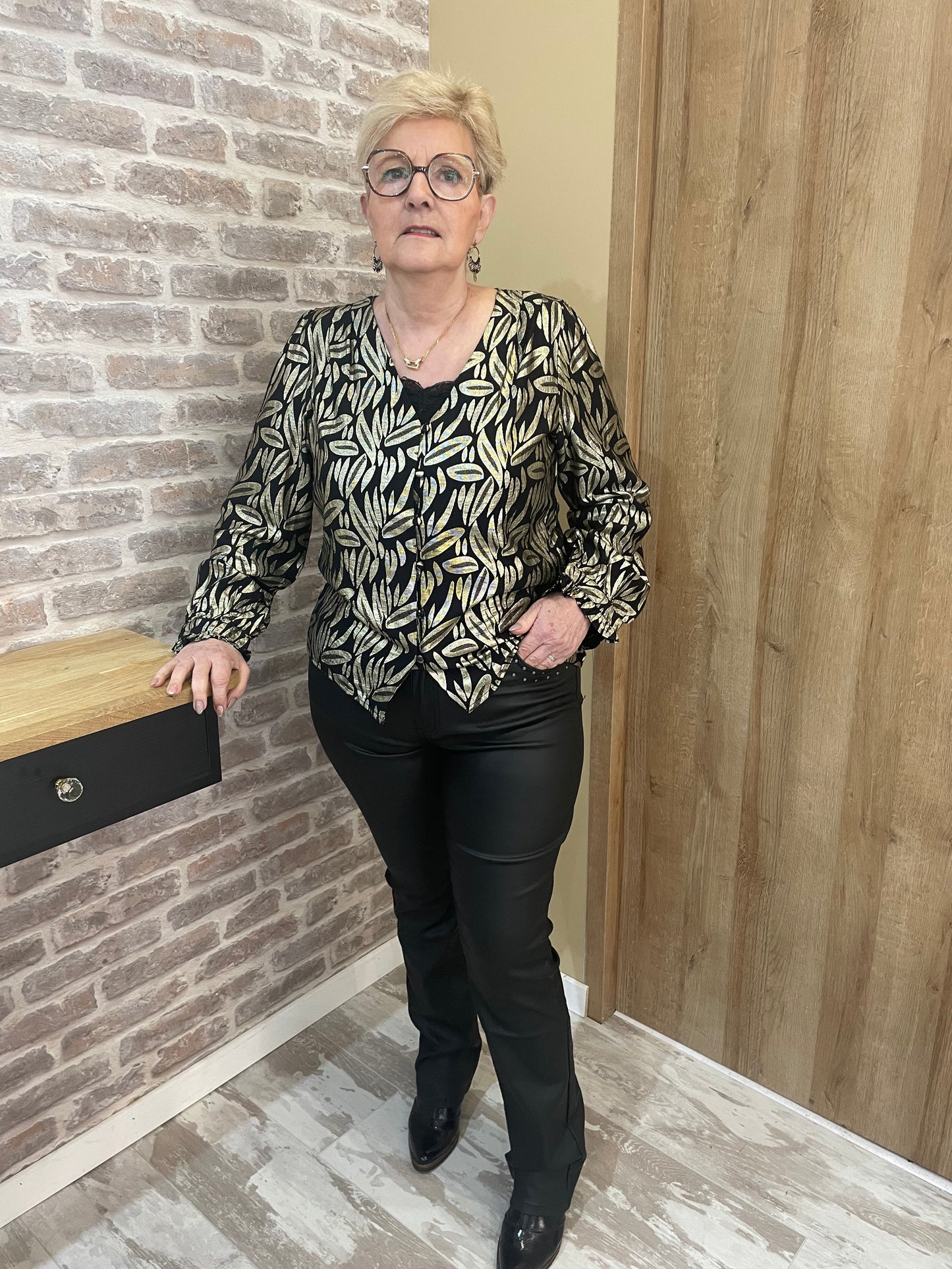 Blouse "Eva" noire
