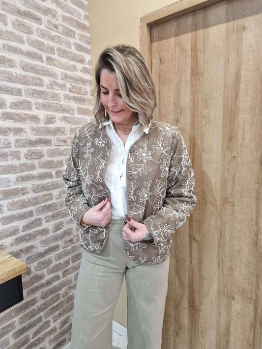Veste "Faustine" beige