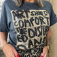 Tshirt gris avec écriture