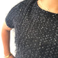 Top noir sequin