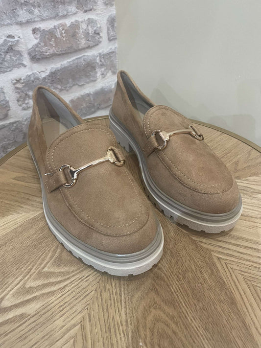Mocassin camel