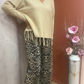 Pull beige à franges