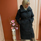 Doudoune longue noire