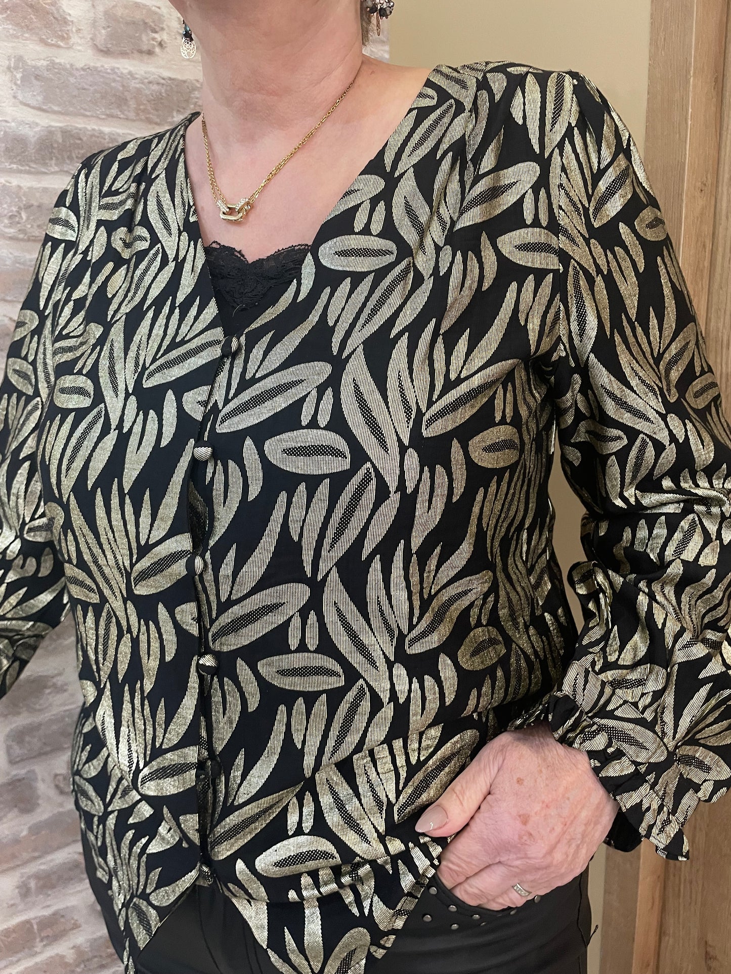Blouse "Eva" noire