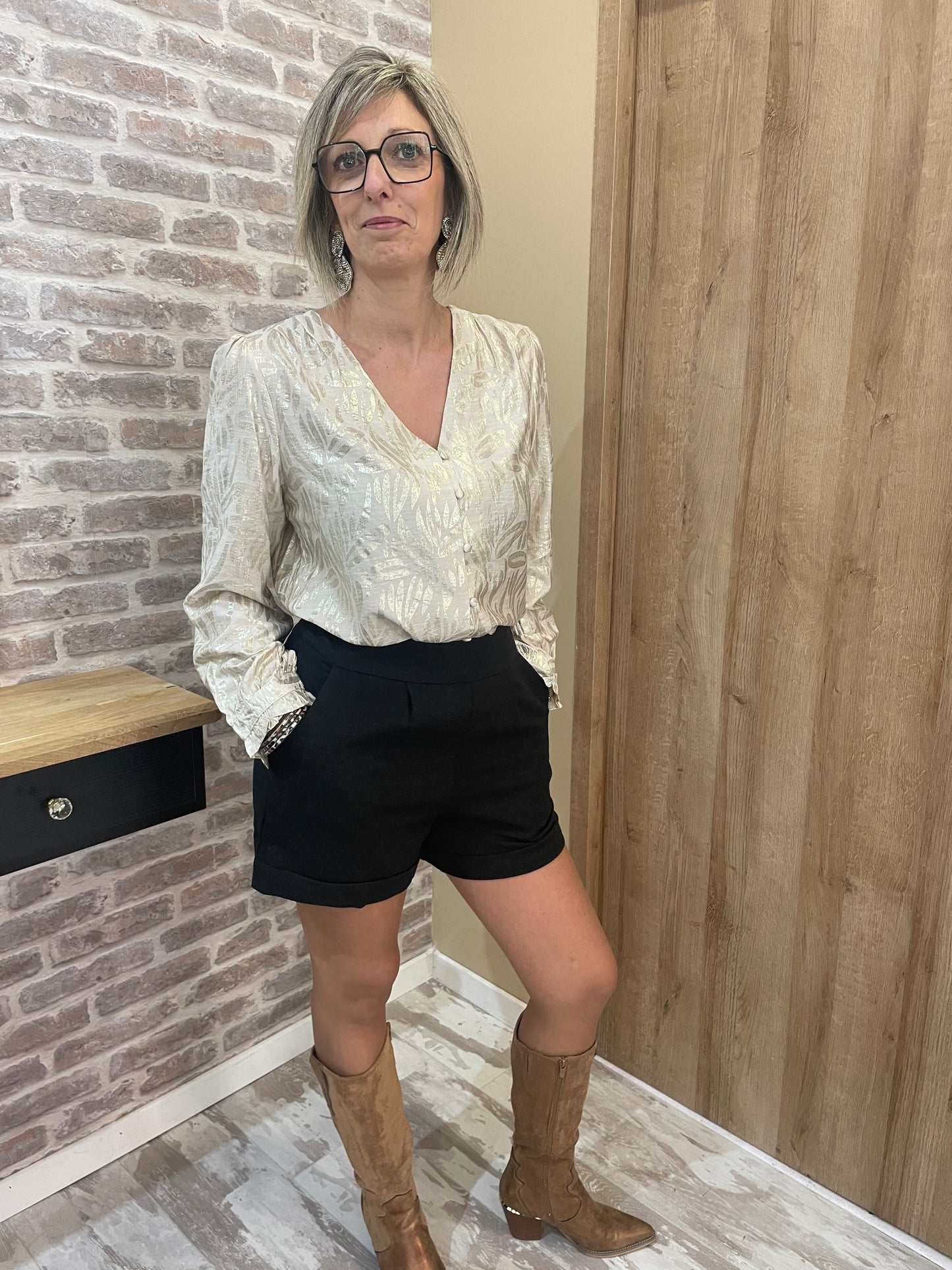 Blouse "Eva" écru