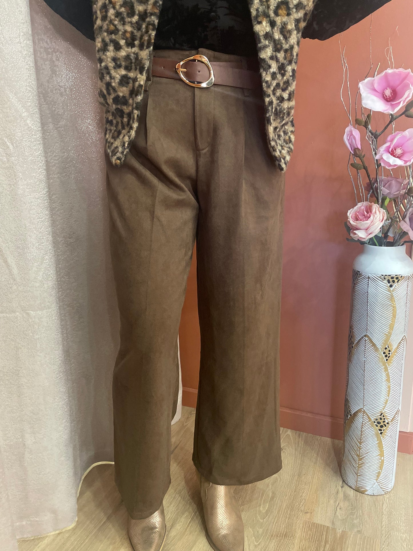 Pantalon chocolat