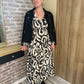 Robe longue à motif