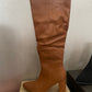 Bottes Camel à talons