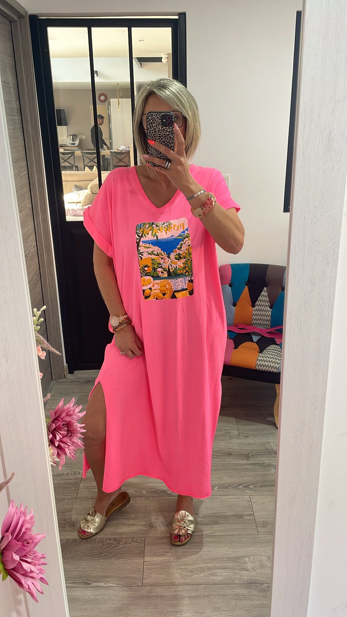Robe longue fluide