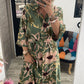 Robe longue kaki