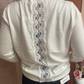 Pull fin blanc