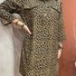 Robe courte léopard