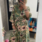 Robe longue kaki