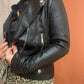 Veste suédine noire