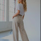 Pantalon rayé