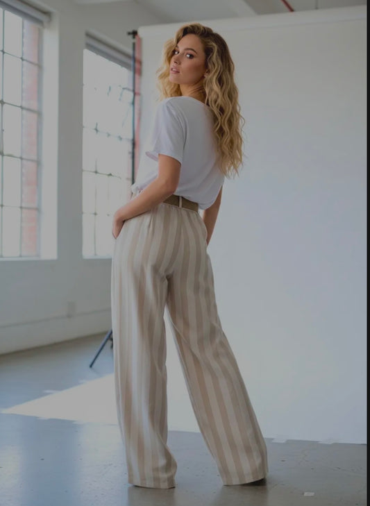 Pantalon rayé