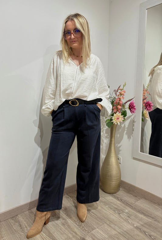 Pantalon bleu marine