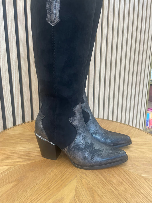 Bottes santiag noires