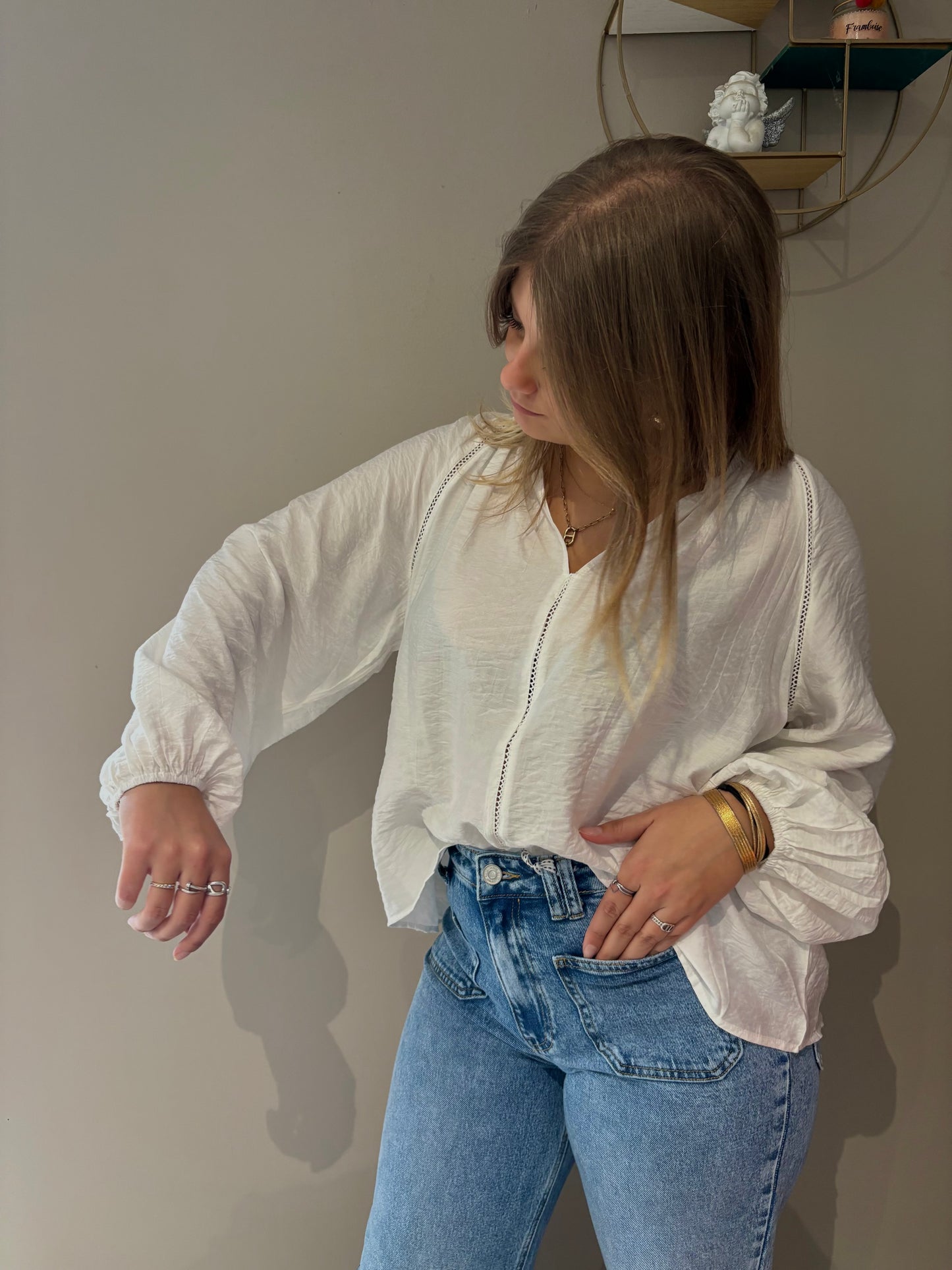 Blouse blanche