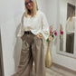 Jupe culotte taupe
