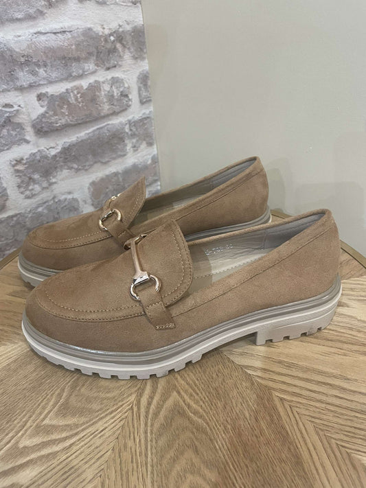Mocassin camel