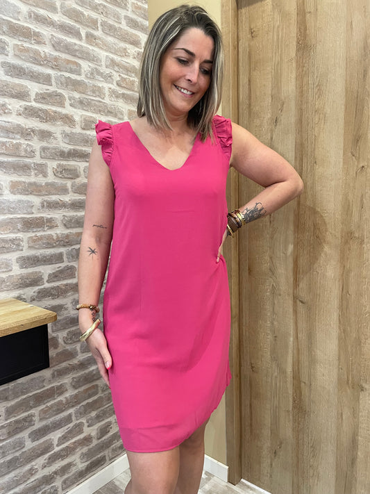 Robe Flore fushia