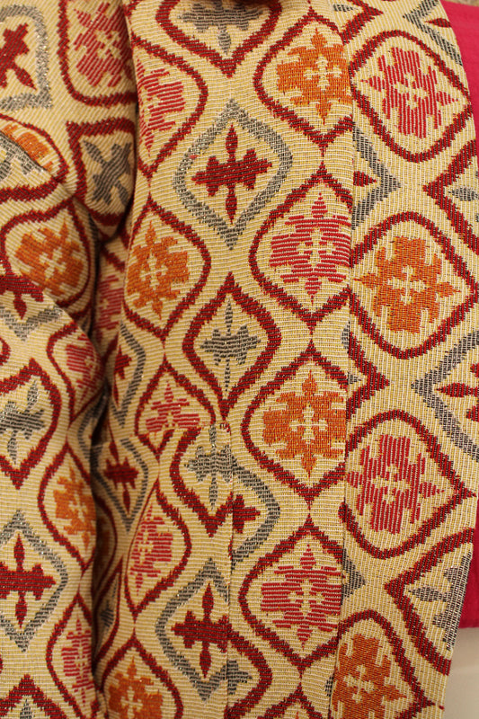 Veste courte à motifs