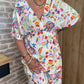 Robe longue fleurie