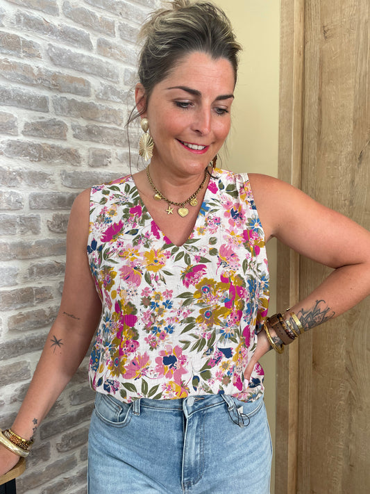 Top fleuri