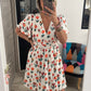 Robe courte tulipe