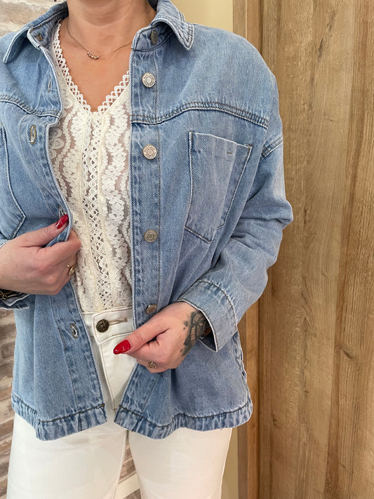 Surchemise en jean