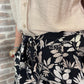 Pantalon fluide feuilles