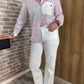Chemise vichy coeur